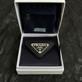 Prada New Classic Fashion Triangle Brooch
