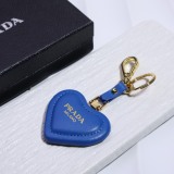 Prada New Fashion Versatile Love Logo Keychain Pendant