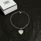 Prada New Classic Fashion Love Pendant Necklace 42 CM