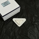 Prada New Classic Fashion Triangle Brooch