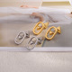 Prada New Fashion Versatile Triangle Earrings