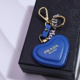 Prada New Fashion Versatile Love Logo Keychain Pendant