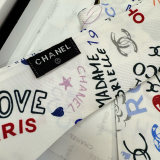 Chanel New Fashion Graffiti Silk Hair Strap