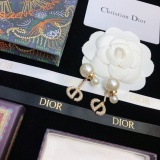 Dior New Fashion Full Diamond CD Earrings