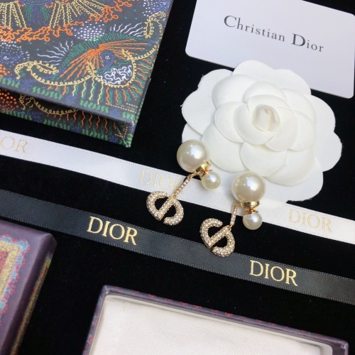 Dior New Fashion Full Diamond CD Earrings