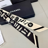 Chanel New Fashion Jacquard Silk Hair Strap Size: 6x120 CM