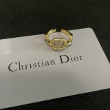 Dior New Classic Fashion CD Diamond Set Ring