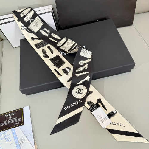 Chanel New Fashion Jacquard Silk Hair Strap Size: 6x120 CM