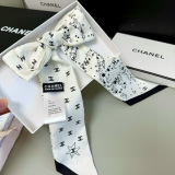 Chanel New Fashion Star Splicing Letter Double Sided Mulberry Silk Scarf Size: 6x120 CM