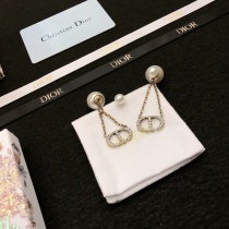 Dior New Fashion Full Diamond Logo Earstuds