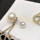 Dior New Fashion Full Diamond Logo Earstuds
