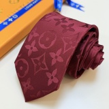 Louis Vuitton New Men's Classic Logo Jacquard Tie