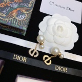 Dior New Fashion Full Diamond CD Earrings