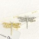 Dior New Fashion Diamond Dragonfly Hair Clip
