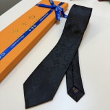 Louis Vuitton New Men's Classic Logo Jacquard Tie