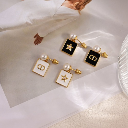 Dior New Fashion Versatile Asymmetric Earrings