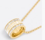 Dior New Fashion Versatile Circular Letter Necklace