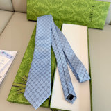 Gucci New Men's Classic Double G Vintage Silk Tie