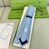 Gucci New Men's Classic Double G Vintage Silk Tie