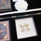 Dior New Fashion Full Diamond CD Earrings
