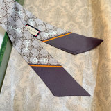 Gucci New Classic Double G Jacquard Double layer Double Sided Silk Scarf Size: 5x86CM