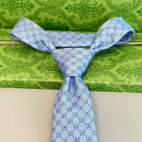 Gucci New Men's Classic Double G Vintage Silk Tie