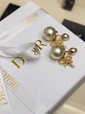Dior New Fashion Bow Pearl Earrings
