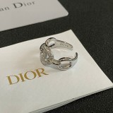 Dior New Classic Fashion CD Diamond Set Ring