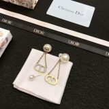 Dior New Fashion Full Diamond Logo Earstuds