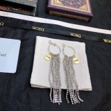 Dior New Fashion Versatile Flow Logo Earrings