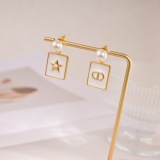 Dior New Fashion Versatile Asymmetric Earrings