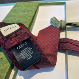 Gucci New Classic GG Logo Printed Silk Tie