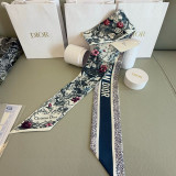 Dior New Fashion Rabbit Logo Jacquard Versatile Ribbon