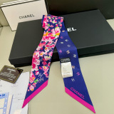 Chanel New Fashion Spring Garden Silk Ribbon Hair Strap