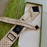 Gucci New Men's Fashion GG Bee Jacquard Tie