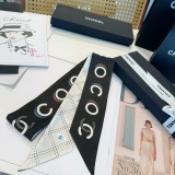 Chanel Fashion Versatile Silk Hair Strap Ribbon Size: 5x120 CM