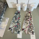 Dior New Fashion Rabbit Logo Jacquard Versatile Ribbon