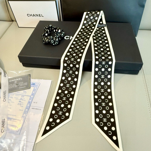 Chanel New Fashion Wave Point Versatile Silk Hairband