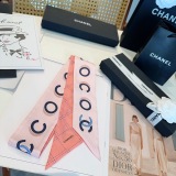 Chanel Fashion Versatile Silk Hair Strap Ribbon Size: 5x120 CM