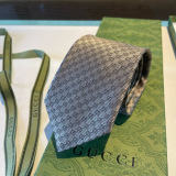 Gucci New Classic GG Logo Printed Silk Tie