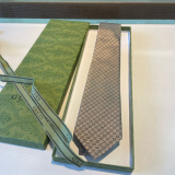 Gucci New Classic GG Logo Printed Silk Tie