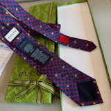 Gucci New Men's Fashion GG Bee Jacquard Tie