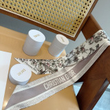 Dior Fashion Flower Double layer Silk Hair Strap Ribbon Size: 6x100 CM
