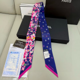 Chanel New Fashion Spring Garden Silk Ribbon Hair Strap