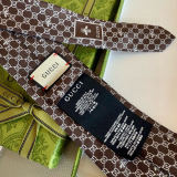 Gucci New Men's Fashion GG Bee Jacquard Tie