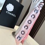 Chanel Fashion Versatile Silk Hair Strap Ribbon Size: 5x120 CM
