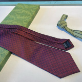 Gucci New Classic GG Logo Printed Silk Tie