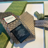 Gucci New Classic GG Logo Printed Silk Tie