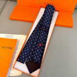 Louis Vuitton New Men's Letter Jacquard Silk Tie
