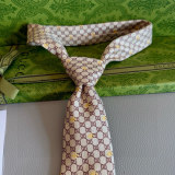 Gucci New Men's Fashion GG Bee Jacquard Tie